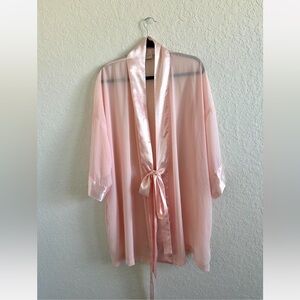 Victoria's Secret Light Pink Sheer Robe